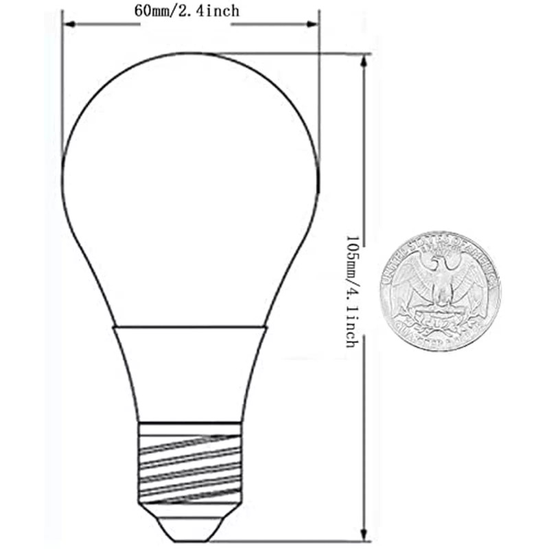KONPWAY 12V Low Voltage LED Light Bulbs - Neutral 7W(Only