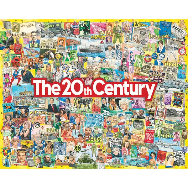 White Mountain Puzzles 20th Century, 1000 Piece Jigsaw Puzzle