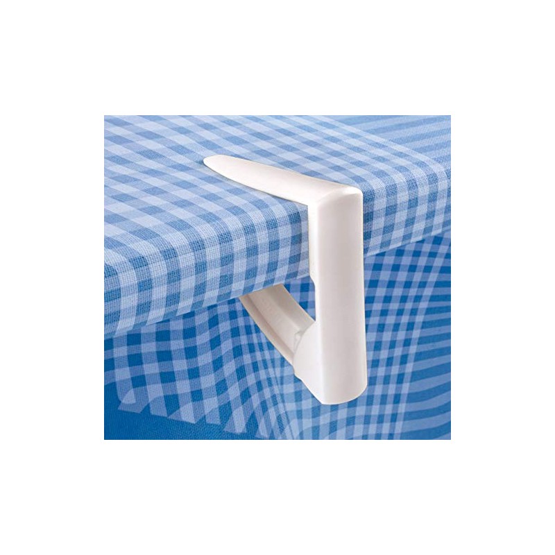 Tescoma Tischdeckenklammern, Plastik, weiß, 6 x 4 x 3.5 cm,
