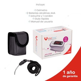 Vital Care Oxímetro de pulso YX302 Gris