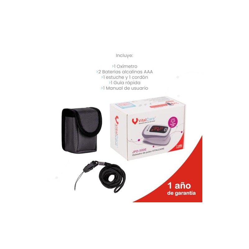 Vital Care Oxímetro de pulso YX302 Gris