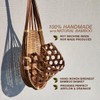 PANWA Handmade 100% Thai Bamboo Hanging Orchid Basket – 4