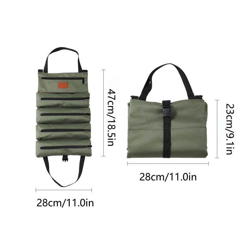 Rolling Tool Storage Bag - Electrician Tool Bag - Neat