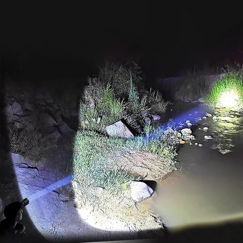 HEADLIGHT Lampara Minera Luz Led Camping Recargable Usb Campamento