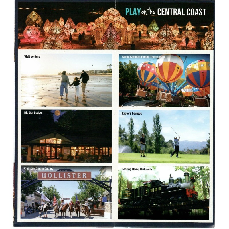 Central Coast CA Visitors Map