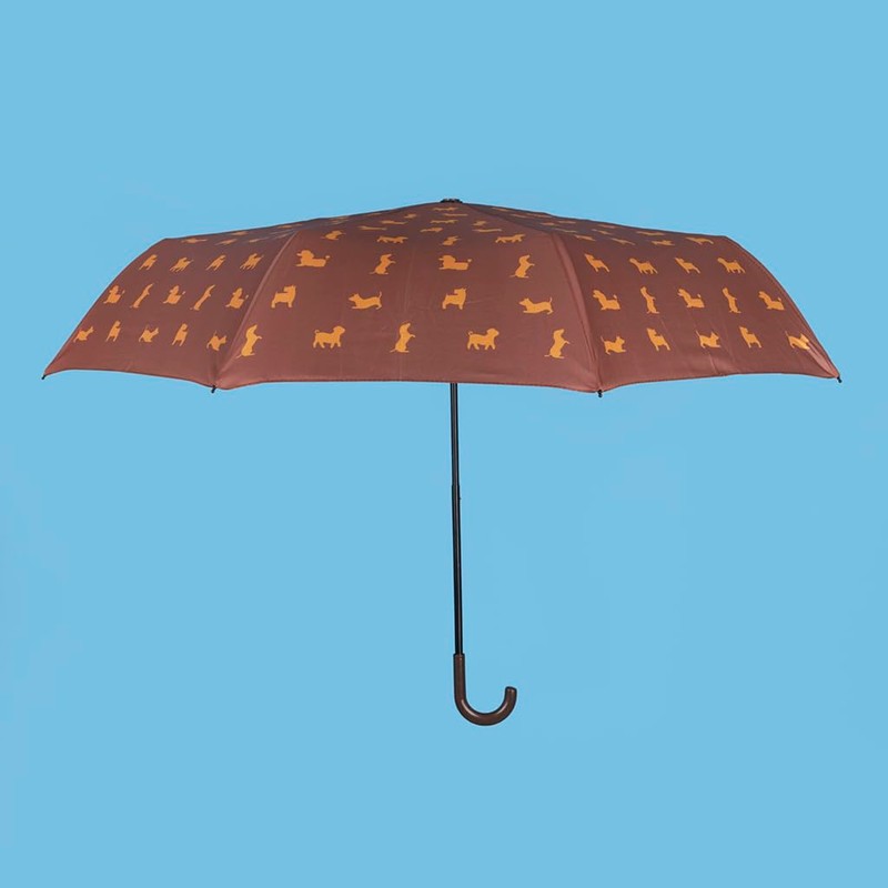 balvi Umbrella Puppymbrella colour brown including neoprene shell in the