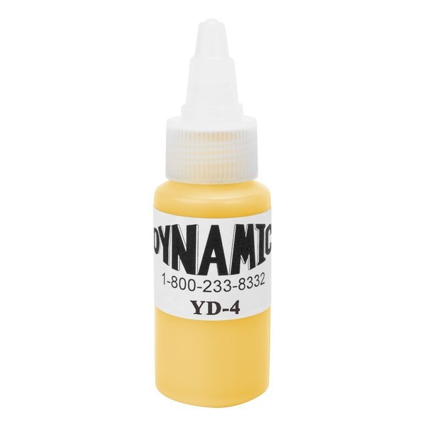 Dynamic Tattoo Ink Color Canary Yellow 1oz