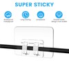 30Pcs Hooks for Outdoor String Lights Clips, Heavy Duty Adhesive