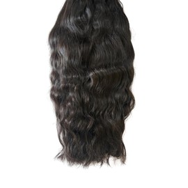 INDIAN ROYAL WIGS HUMAN WEFT HAIR EXTENSIONS NATURAL BLACK (10'' 12'' 14'' INCHES) INDIAN RAW WAVE 3 BUNDLES SOFT AND SMOOTH (EACH BUNDLE 100 GRAMS)