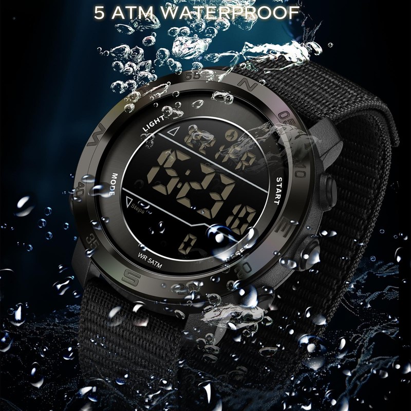 findtime Step Counter Watch No Phone Needed Pedometer for Walking