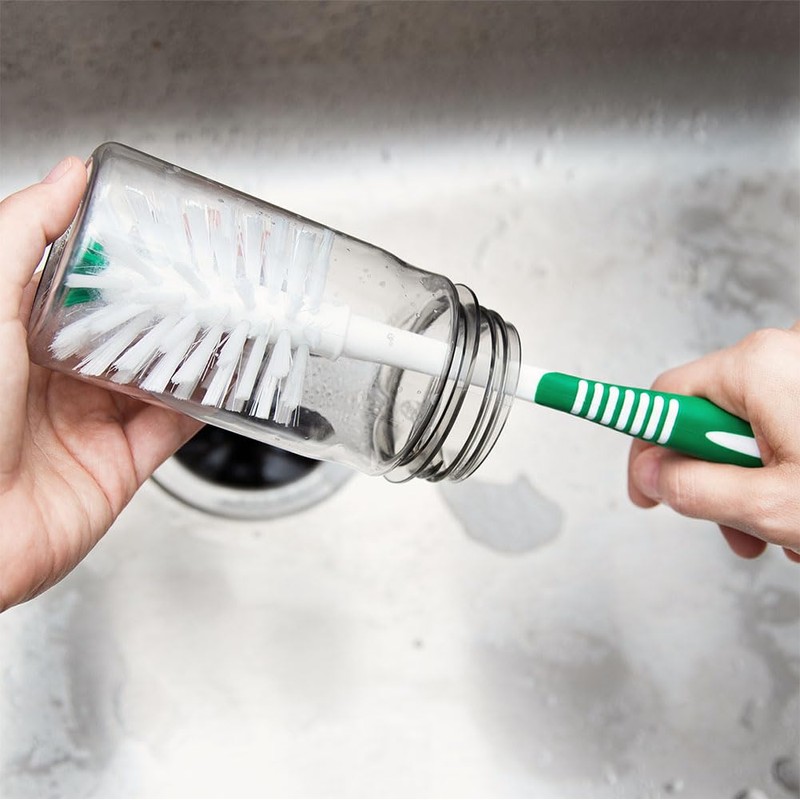 Libman Bottle & Dish Brush Kit | Cleaning Brushes for