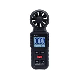 Mbazel 맥바젤 3 in 1 핸드헬드 디지털 풍속계 고정밀 풍속 측정 백라이트가 있는 HVAC 요트 낚시 실내 실외 MacBazell 3 in 1 Handheld Digital Anemometer High Precision Wind Speed Meter with Backlight for HVAC Yacht Fishing Indoor Outdoor