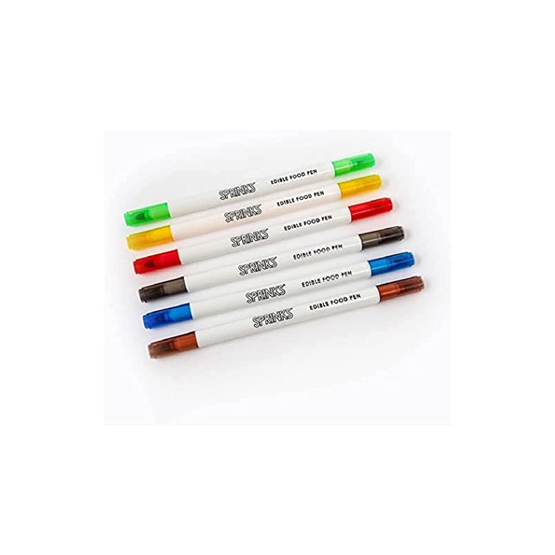 Sprinks Edible Food Pen Primary Pack 6-Pieces Set