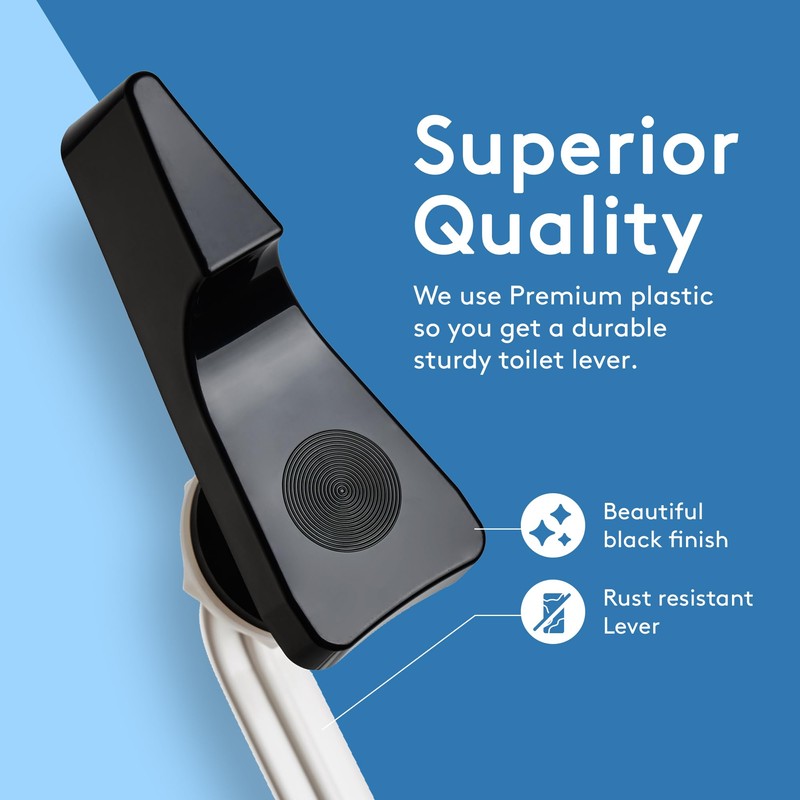 RAVINE Toilet Handle Replacement- American Standard Toilet Flush Handle with