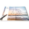bentino Sympathy Card with Music Beach, High-Quality Sympathy Card in