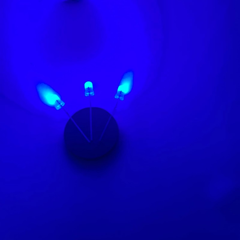 Pack of 120 3 mm LED LEDs, 2 Pin LED