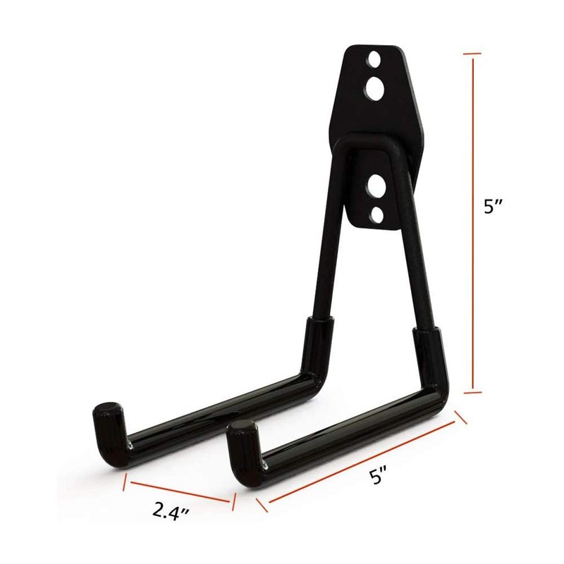 Shiwaki 2 pcs Garage Storage Utility Hooks Garage Tool Organizer