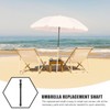 GALPADA Foldable Umbrella Replacement Shaft Stable Umbrella Rod for Bone