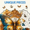 Wooden Puzzle Adults, 270 Pieces Butterfly Clock Wooden Puzzle Adults,