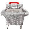 Soft Pillow Attached Waterproof 2-in-1 Baby Grocery Cart Seat Cover