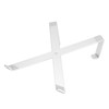 Laptop Stand Aluminum Alloy Silver Foldable Design Regulable Height Heat