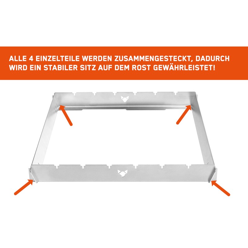 FENNEK Universal Grill Skewer Holder | Individually Adjustable | Suitable