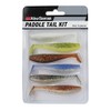 Abu Garcia Paddletail Soft Lure Kit, 6 All-Round Soft Baits