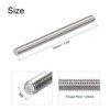 sourcing map 6Pcs M8 x 100mm Fully Threaded Rod 304