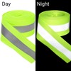 Tlence 2 Rolls 2" x 66ft Reflective Ribbon, High Visibility
