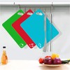 iplusmile 4piezas Tablero De Corte Antideslizante De Plástico Flexible Para