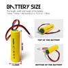 2-Pack 1.2V 900mAh Ni-CD AA Exit Sign Battery for Lithonia