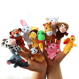 Finger Puppet Doll Finger Puppet Animal Fabric Educational Toy