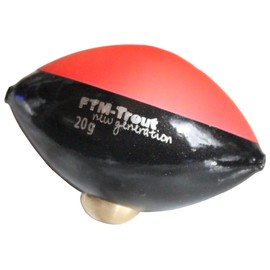 FTM Trout Spotter Signal Egg - Swimming Ball for Trout Fishing, Fishing with Surface Mounts, Trout Float, Trout Swimmer, Load Capacity: 25 g
