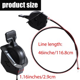 Upgrade 946-05098c Throttle Choke Cable for Cub Cadet XT1 LT46 LT50 GT50 GT54 ST54 XT2-LX50 ST54 LT54 LX46 Craftsman MTD Lawn Tractor Throttle Cable Replace 946-05098A 946-05098b 746-05098a