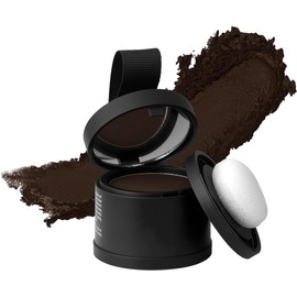 Hairline Shadow Polvo Para Rayitas, Polvo para Retocar Raíces, Corrector Para Las Raíces Del Cabello, Para Cubrir Las Sombras Para El Cabello, Uso Para Rellenar El Debilitado (Marrón oscuro)