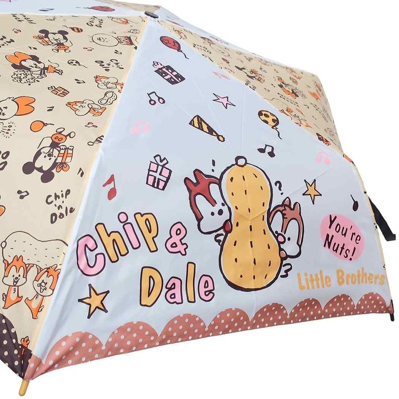 Chip & Dale Fancy Pop Folding Umbrella, Chip & Dale