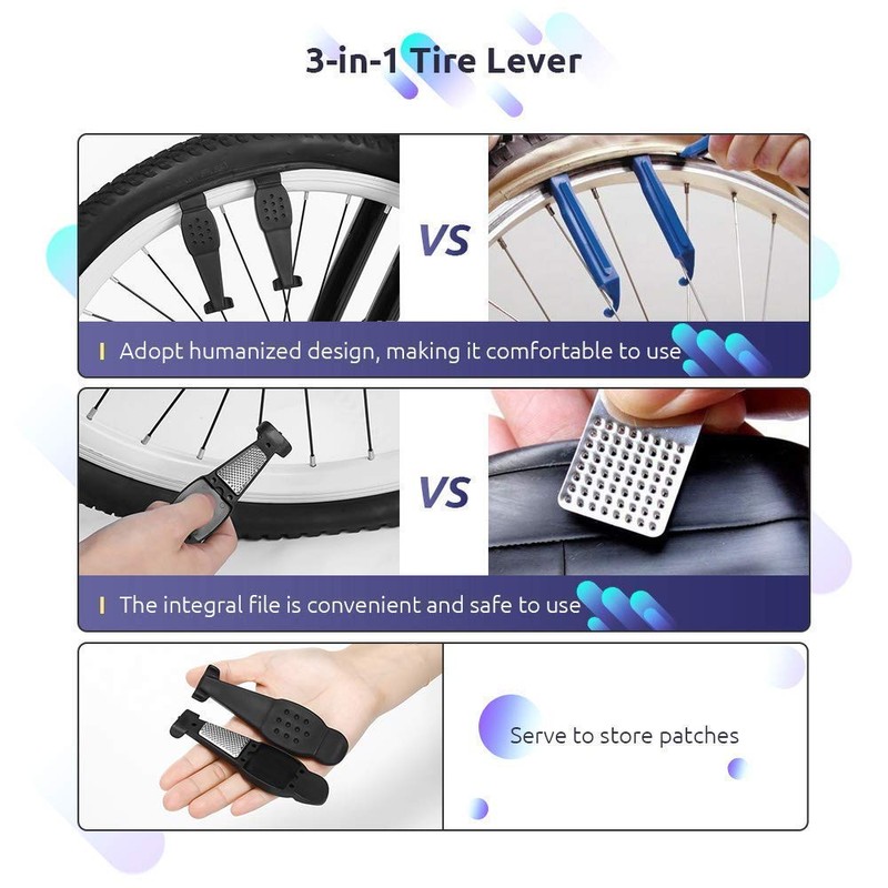 COZYROOMY Bicycle Repair Kit – Saddle Bag, Bicycle Tool Set