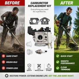 RB-K93 Carburetor for Echo GT SRM PAS Equipment – Replacement Carb for Trimmers, Blowers & Garden Tools