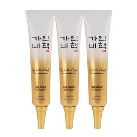 (1+1+1) Gainbi Cheok Jin 24K Gold Eye Cream 40ml / Ginseng Cultured Root Exosome Elasticity Care Wrinkle Improvement / (1+1+1)가인비책 진 24K 골드 아이크림 40ml 수삼배양근 엑소좀 탄력케어 주름개선