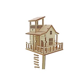 Winkee - Do it yourself Mini Flower Pot Tree House - The Tree House to Build Yourself I Ideal Flower Decoration I Indoor Tree House for Flower Pot I Assembled in 5 Minutes