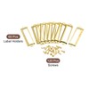 sourcing map Metal Label Holders, 60x17mm 60pcs File Name Card