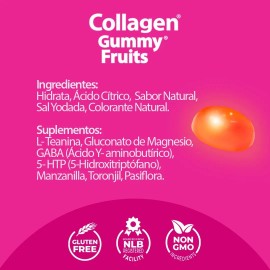 Gomitas De Colágeno Para Piel Pelo Y Uñas 60 Unidades Sabor Frutales
