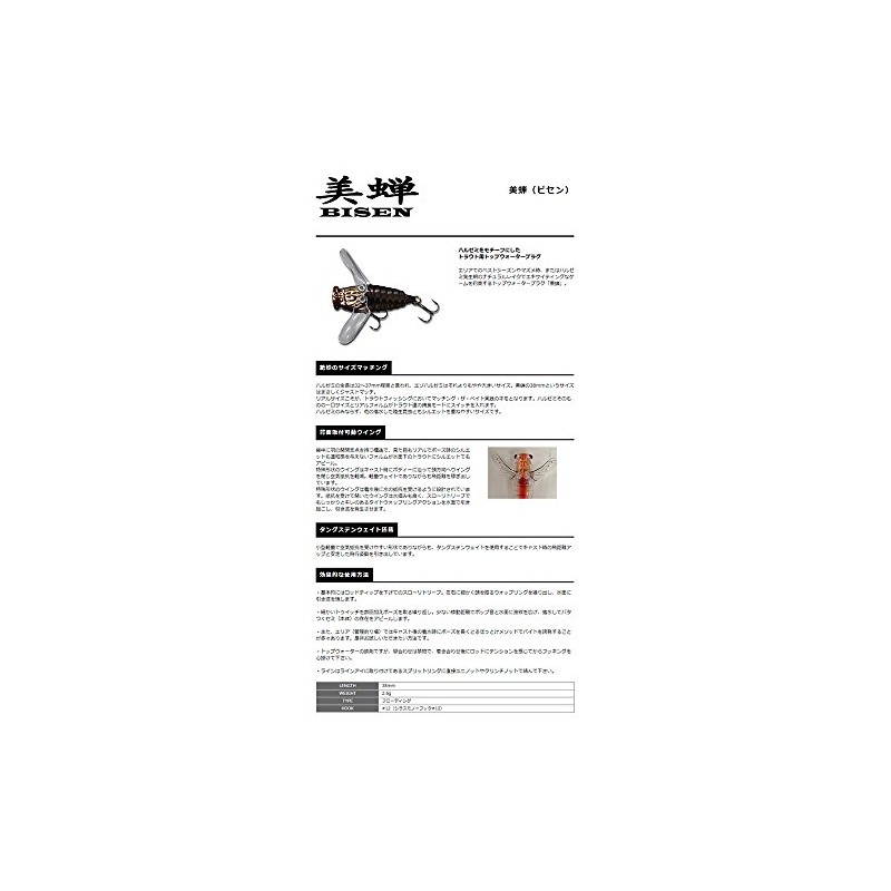 SMITH LTD Noisy Bissen #26 Red Dragonfly 0.1 oz (2.6