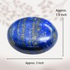 Lapis Lazuli Crystal Palm Stone Natural Healing Stone for Chakra