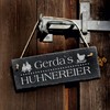 Chicken Eggs with Desired Name Sign Slate Engraved Eggs Hen