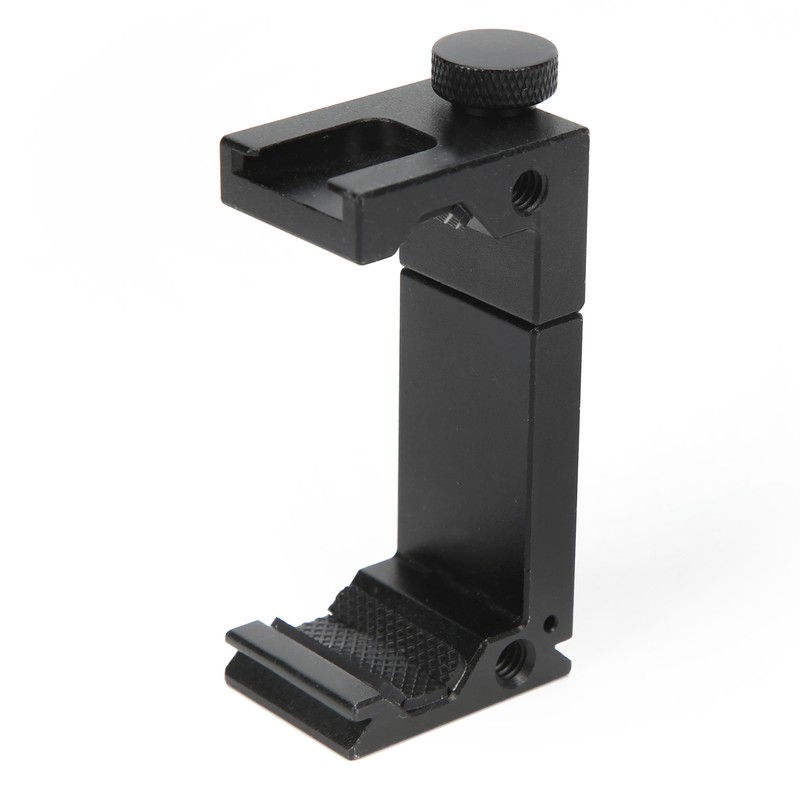Mobile Phone Tripod Mount Clip Adjustable Phone Clamp with Cold