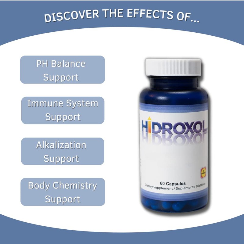 Hidroxol Natural Supplement 60 Capsules - Supports Immune System -
