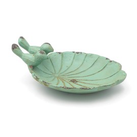 ExtraRetro Antique Iron Mango Wood Bird Bath