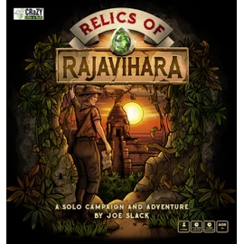 Crazy Like a Box Relics of Rajavihara – Solo Puzzle Adventure Game with 50 Challenges Across 5 Floors – Strategic Logic Board Game for All Ages – Replayable Brain Teasers for Endless Fun