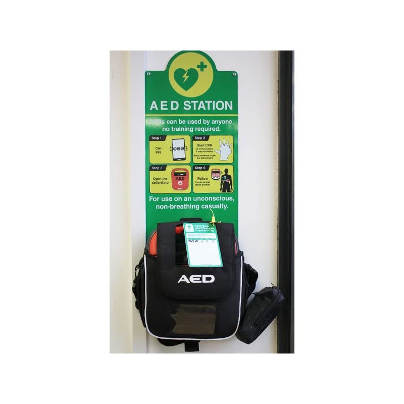 V Safety Defibrillator Inspection Tag Kit Pack of 10